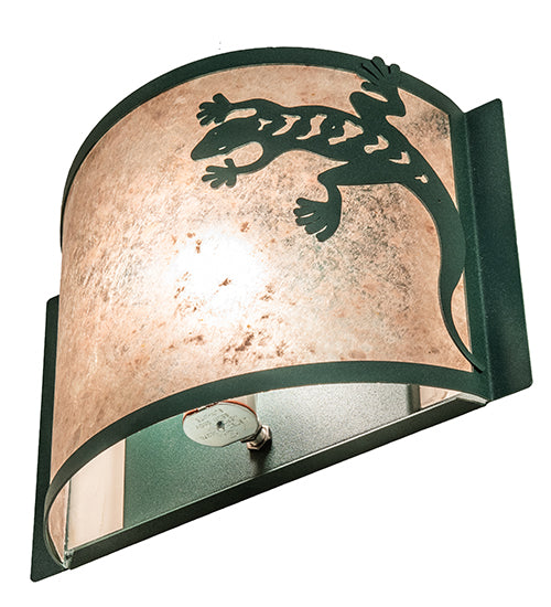 11" Wide Gecko Wall Sconce