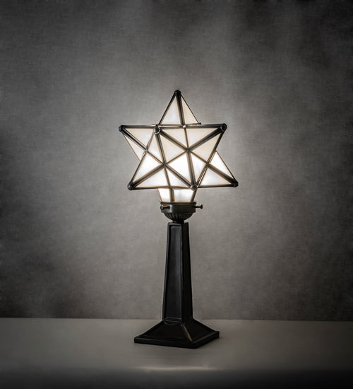 17" High Moravian Star Accent Lamp