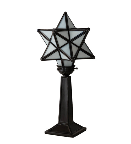 17" High Moravian Star Accent Lamp