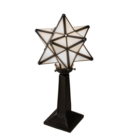 17" High Moravian Star Accent Lamp