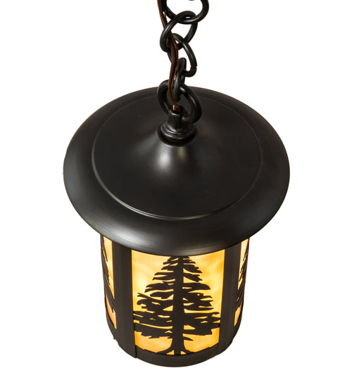 8" Wide Fulton Tall Pines Mini Pendant