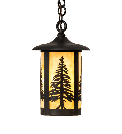 8" Wide Fulton Tall Pines Mini Pendant