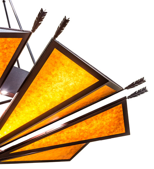 96" Wide Desert Arrow Chandelier