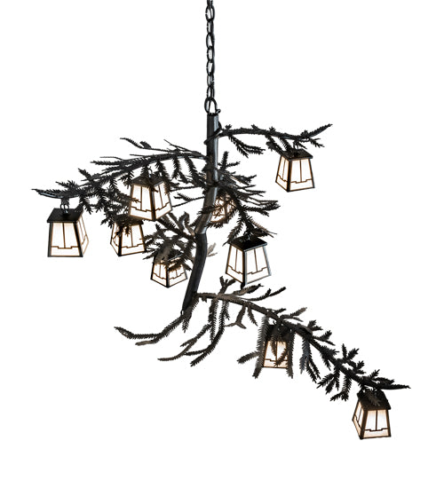 39" Wide Pine Branch Valley View 10 Light Chandelier