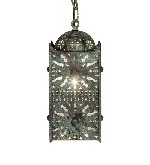 5" Square Moroccan Mini Pendant