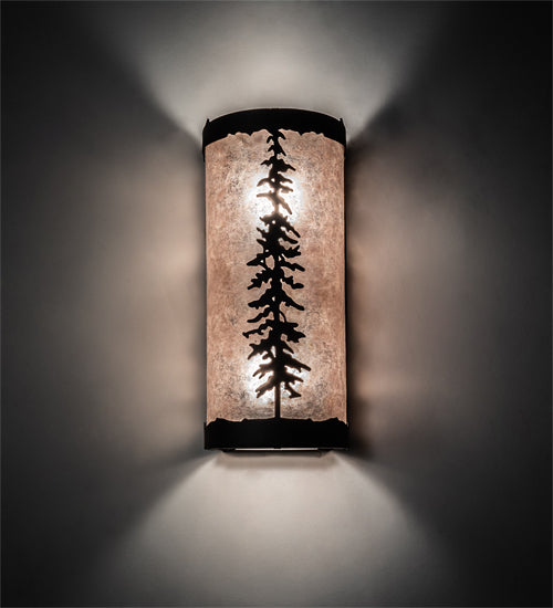 5" Wide Tall Pines Wall Sconce