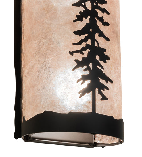 5" Wide Tall Pines Wall Sconce