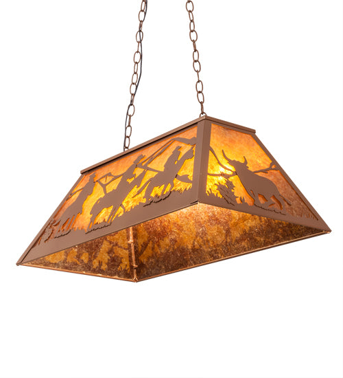 33" Long Rustlers Oblong Pendant