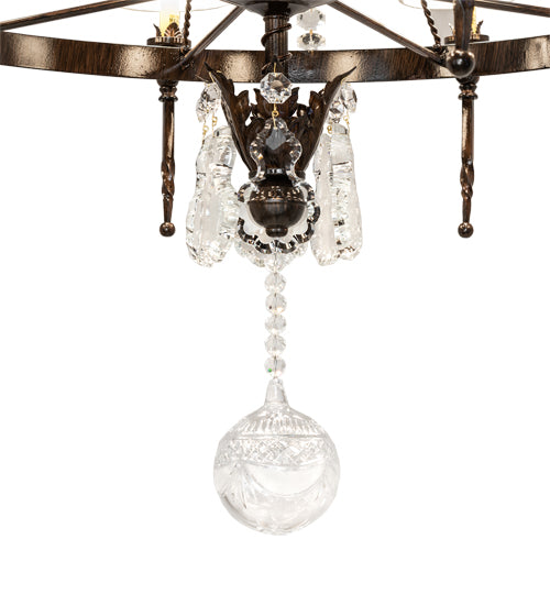 48" Wide Amaury 15 Light Two Tier Chandelier