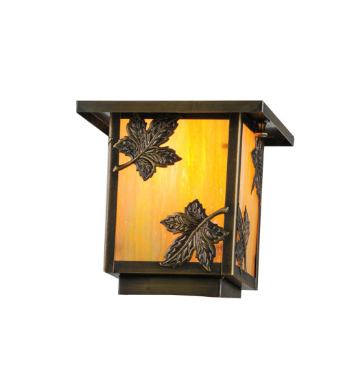 6.5"Sq Hyde Park Maple Leaf Deck Light