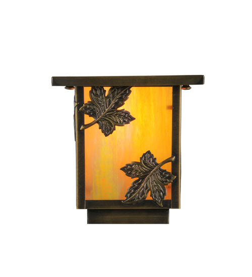 6.5"Sq Hyde Park Maple Leaf Deck Light