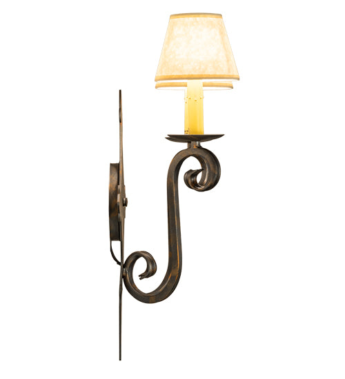 14" Wide Angelique 2 Light Wall Sconce