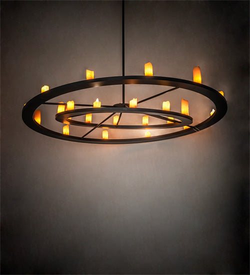 95" Wide Donner 24 Light Chandelier