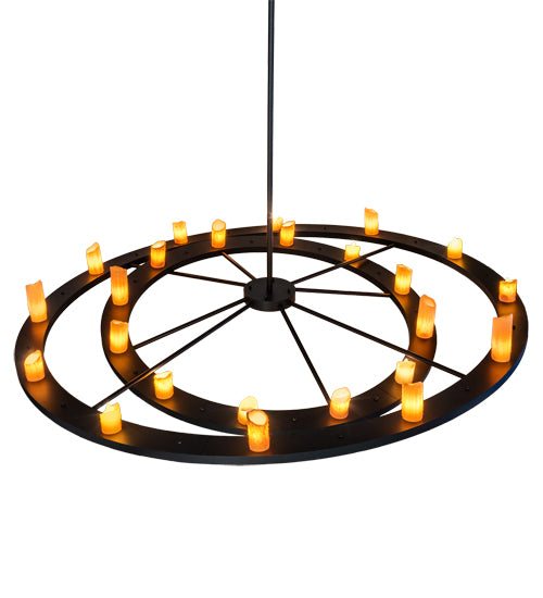 95" Wide Donner 24 Light Chandelier