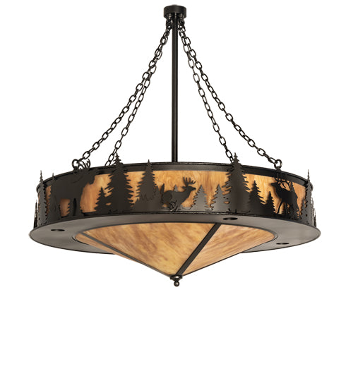 48" Wide Roosevelt Inverted Pendant