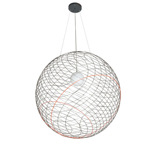 60" Wide Geosphere Pendant