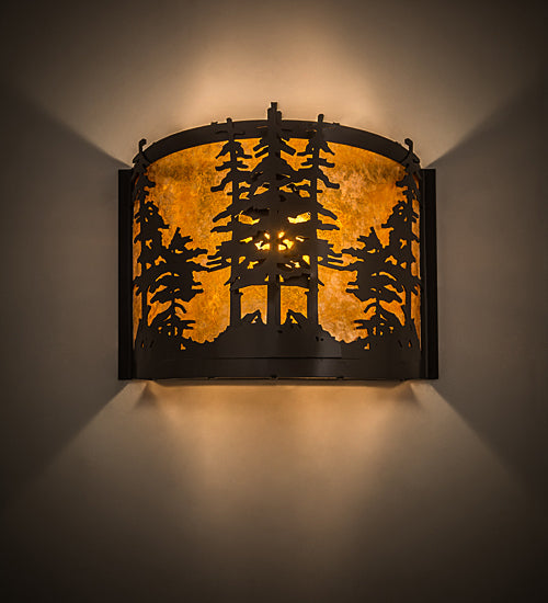 12"W Tall Pines Wall Sconce