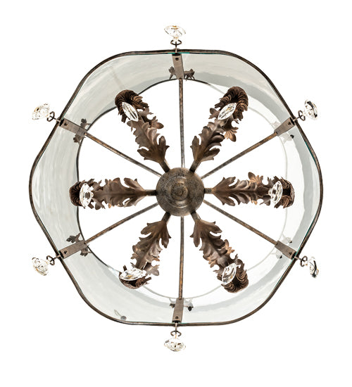 27" Wide Lourdes 6 Light Pendant