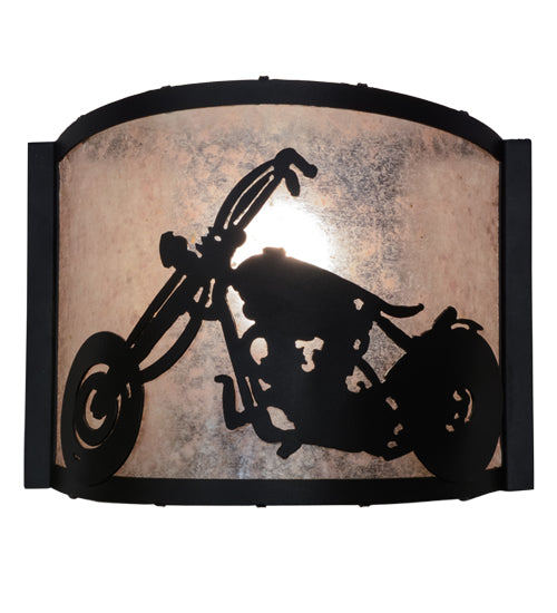 12"W Motorcycle Wall Sconce