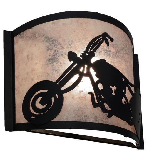 12"W Motorcycle Wall Sconce