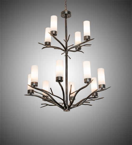 42" Wide Winter Solstice 12 Light Chandelier