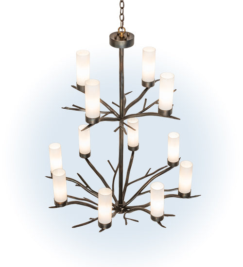 42" Wide Winter Solstice 12 Light Chandelier