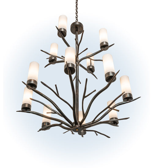 42" Wide Winter Solstice 12 Light Chandelier