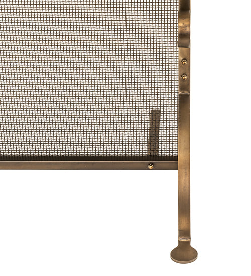 84" Wide X 29" High Prime Fireplace Screen