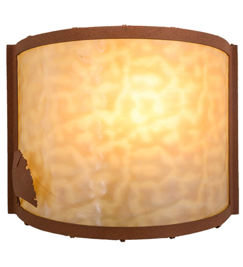 12"W Ginkgo Wall Sconce