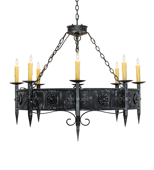 42" Wide Calandra 8 Light Chandelier