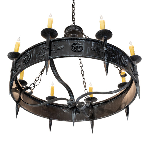 42" Wide Calandra 8 Light Chandelier