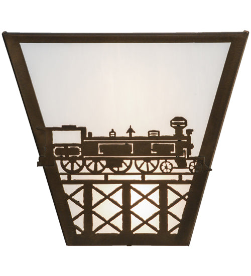 13"W Train Wall Sconce