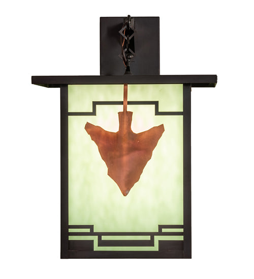 14" Square Hyde Park Arrowhead Wall Sconce