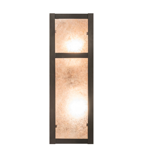 6.5" Wide Hyde Park Double Bar Mission Wall Sconce