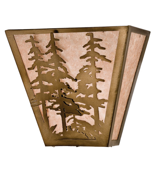 13"W Tall Pines Wall Sconce