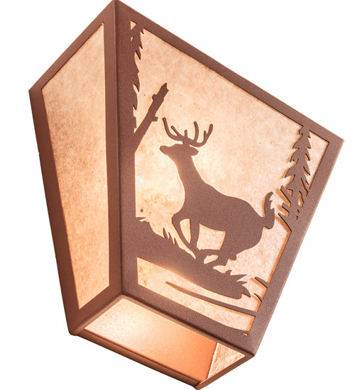 13" Wide Deer Creek Wall Sconce