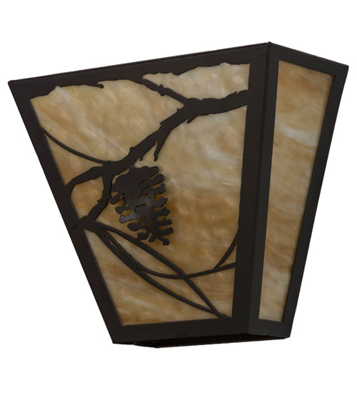 13"W Whispering Pines Wall Sconce