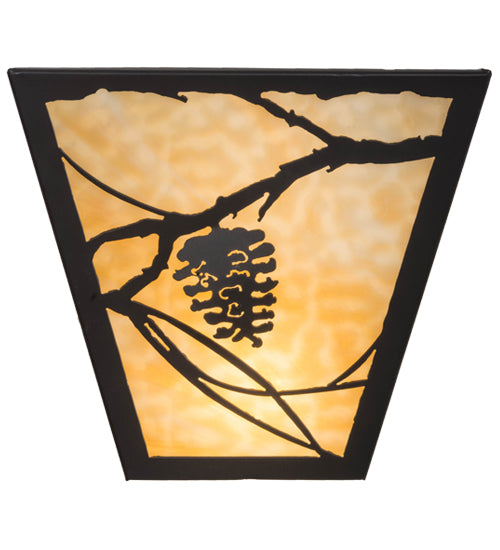 13"W Whispering Pines Wall Sconce