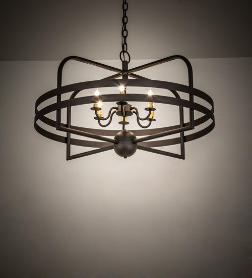 32" Wide Aldari 6 Light Chandelier