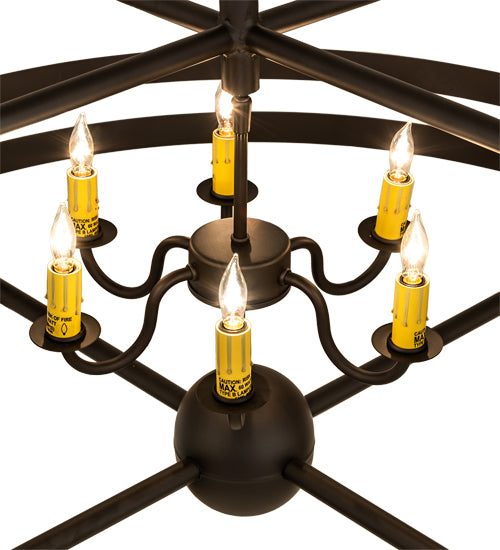 32" Wide Aldari 6 Light Chandelier