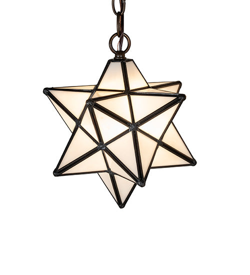 22" Wide Moravian Star 3 Light Cascading Pendant