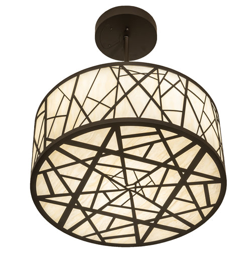 24" Wide Cilindro Rich Pendant