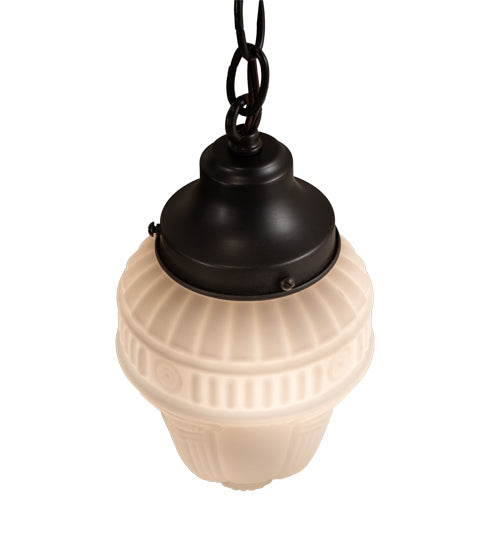 5" Wide Revival Schoolhouse W/Colonnade Globe Pendant