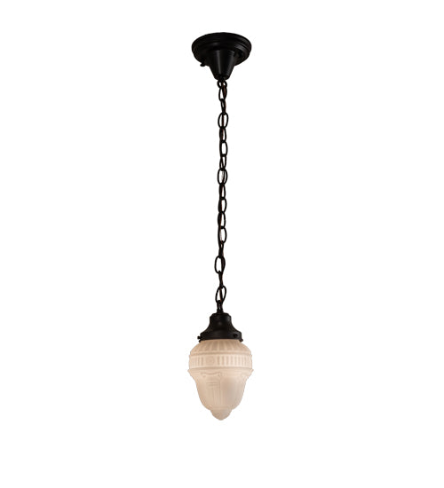 5" Wide Revival Schoolhouse W/Colonnade Globe Pendant