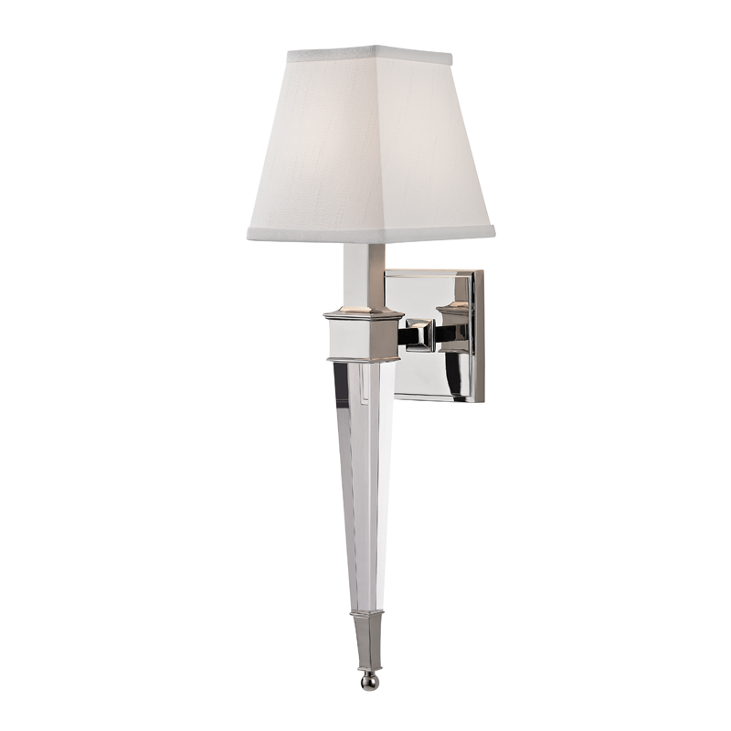 Ruskin Wall Sconce - Polished Nickel