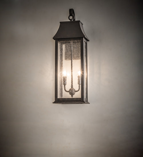 8" Wide Bastille Lantern Wall Sconce