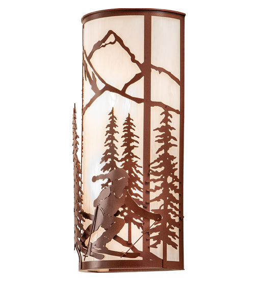 8" Wide Alpine Wall Sconce