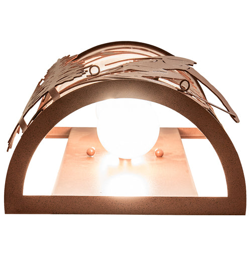 8" Wide Alpine Wall Sconce