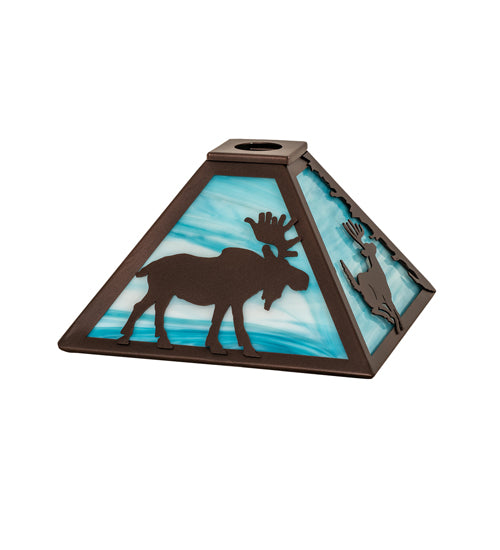 11.5" Square Lone Animals Shade