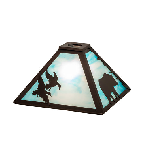 11.5" Square Lone Animals Shade